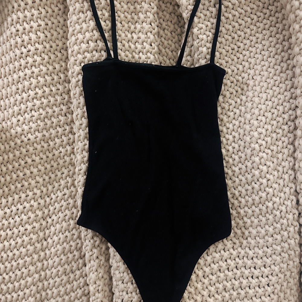 SOLD Brandy Melville Black Bodysuit